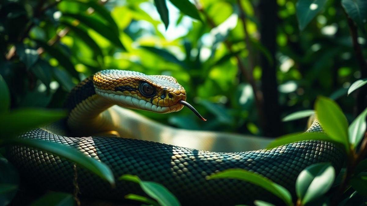 Classificação e Família da Cobra Real