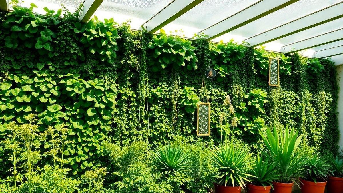 Jardinagem Vertical com Hidroponia