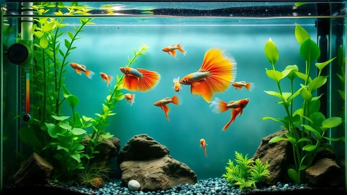 Reprodução do Peixe Guppy