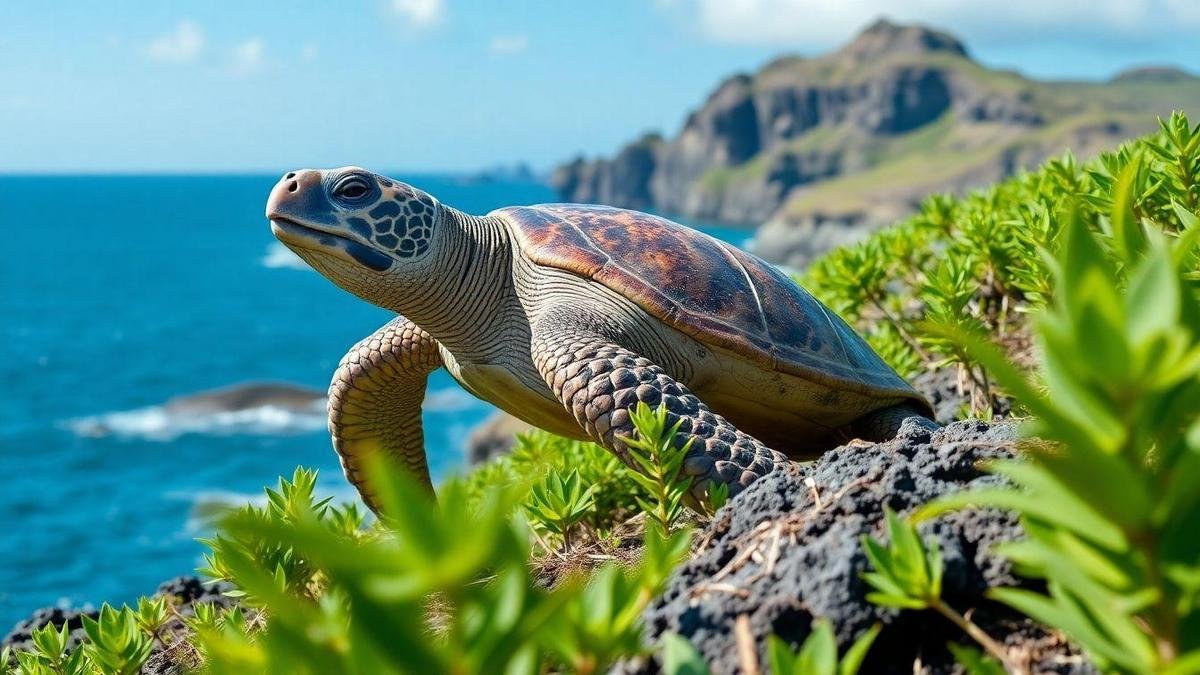 A Conservação das Tartarugas Gigantes da Ilha de Galápagos