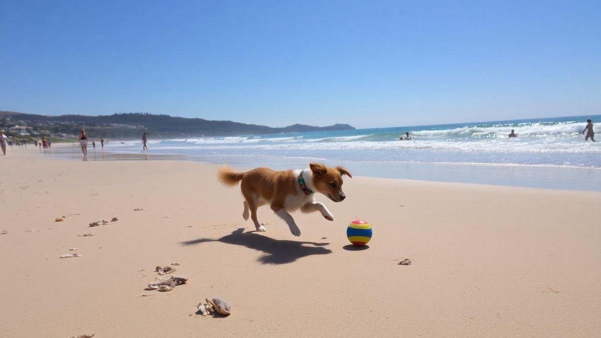 Preparando seu cachorro para a praia Preparando seu cachorro para a praia