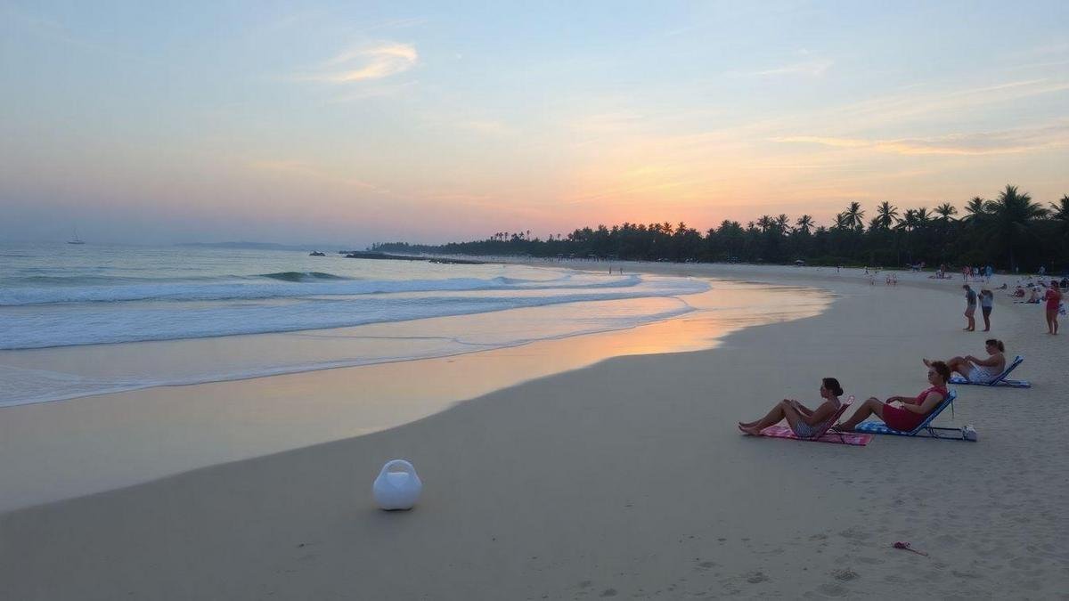 Temperatura e conforto na praia Temperatura e conforto na praia
