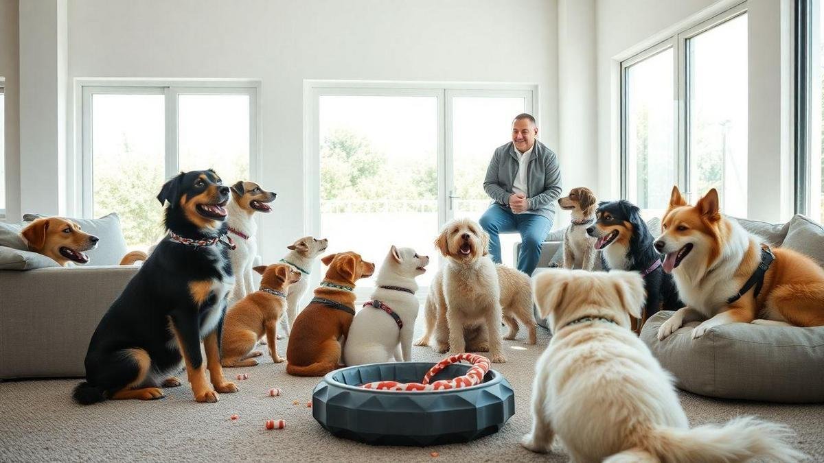 Socialização de Cães em Ambientes Fechados