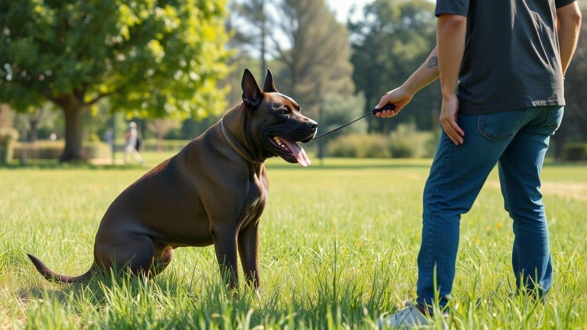 Treinamento do Cane Corso