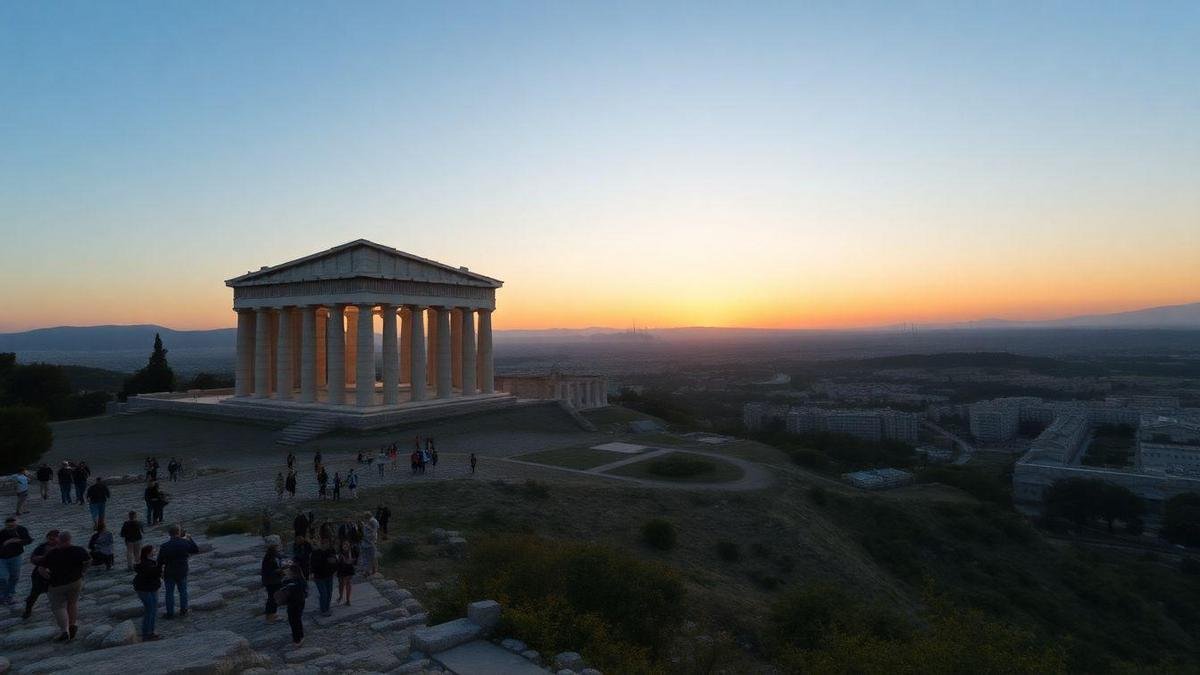 Turismo na Acrópole de Atenas